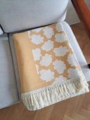 Sonia Yellow Blanket/bed throw