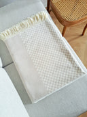 Sonia Beige Blanket/bed throw