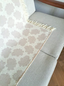 Sonia Beige Blanket/bed throw