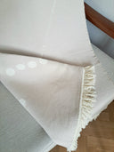 Sophie Beige Blanket/bed throw