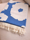 Margarete Blue blanket/bed throw