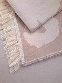 Margarete Beige blanket/bed throw