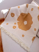 Margarete Yellow blanket/bed throw