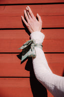 Sage Green silk twilly