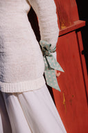 Sage Green silk twilly