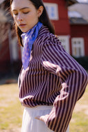Apaszka jedwabna Peri Blue