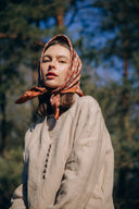 Apaszka jedwabna Chestnust Brown