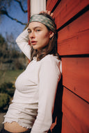 Apaszka jedwabna Sage Green