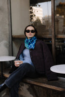 Classic Blue silk scarf M