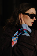 Classic Blue silk twilly