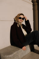 Moss Green silk scarf M