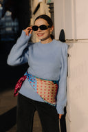 Garnet Red silk square scarf L