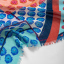 Peony Pink wool/silk scarf