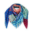 Peony Pink wool/silk scarf