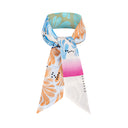 Peach Quartz silk twilly