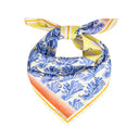 Lavender silk scarf M