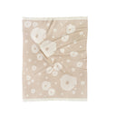 Margarete Beige blanket/bed throw