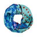 Moonlight Jade silk scarf L