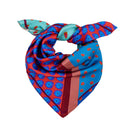 Poppy Red silk scarf M