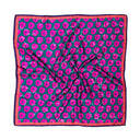 Hot Pink silk scarf M