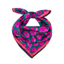 Hot Pink silk scarf M