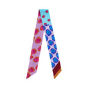 Krawacik jedwabny Peony Pink