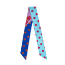 Krawacik jedwabny Peony Pink