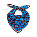 Azure silk scarf M