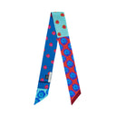 Poppy Red silk twilly