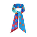 Poppy Red silk twilly