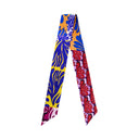 Ruby Red silk twilly