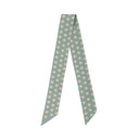 Krawacik jedwabny Sage Green