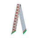 Misty Blue silk twilly