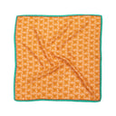 Ginger Orange silk scarf M