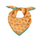 Ginger Orange silk scarf M