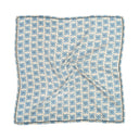 Milky White silk scarf M