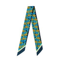 Energizing Yellow silk twilly