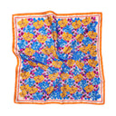 Denim Blue silk scarf M