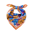 Denim Blue silk scarf M