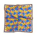 Energizing Yellow silk scarf M