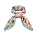 Misty Blue silk scarf M