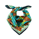 Sea Green silk scarf M