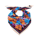 Tangerine Orange silk scarf M