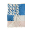 Sonia Blue Blanket/Bed Throw