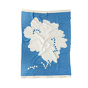 Sophie Blue Blanket/Bed Throw
