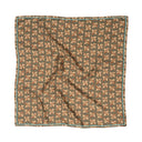 Moss Green silk scarf M