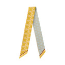 Warm Yellow silk twilly