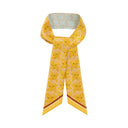 Warm Yellow silk twilly