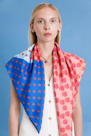 Peony Pink silk scarf L