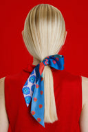 Poppy Red silk twilly